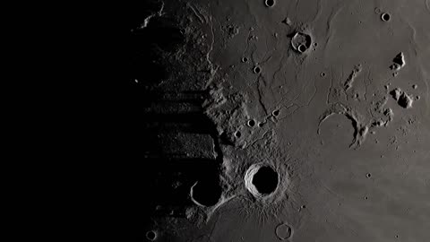 Clair de lune 4k version moon image's frome NASA'S lunar reconnaissance orbiters