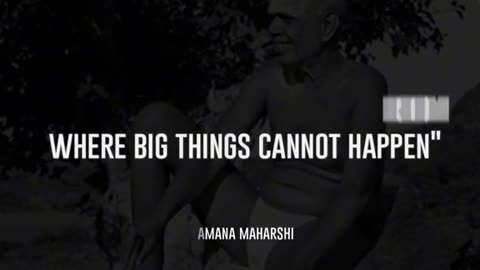 Your ego is like a very small room where big things cannot happen