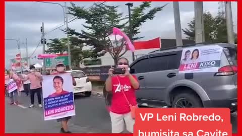 VP Leni Robredo,bumisita sa Cavite