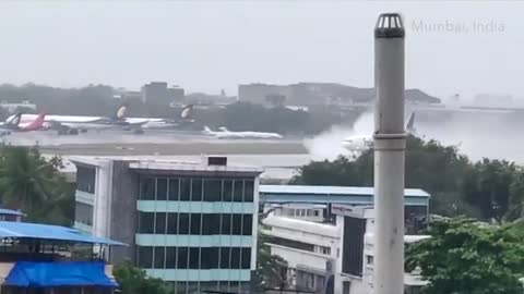 Pilot Lands Before The Runway