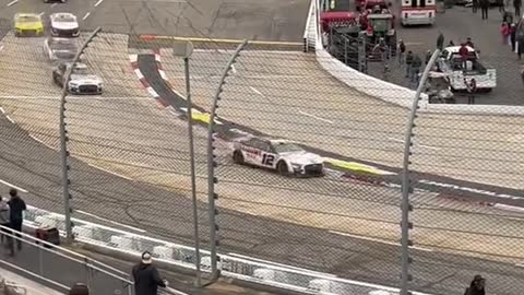 Ross Chastain went from 10th to 5th place on the final lap by doing this move