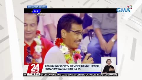 Apo Hiking Society member Danny Javier, pumanaw na sa edad na 75 | 24 Oras