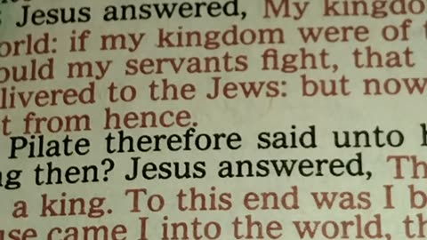 JOHN 18:36 Bible Reading With JoyceB