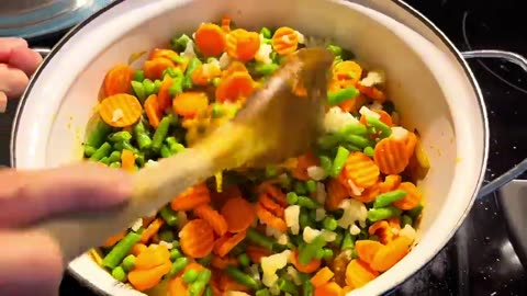 How to make delicious rice with chicken and vegetables