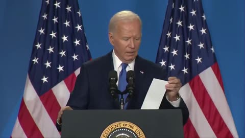 Biden says his handlers gave him a pre-selected list