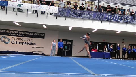 Floor Events Canon VIXIA HF G70 College Gymnastics SCSU Clips #CanonHFG70 #gymnast #college