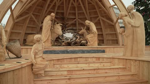 Vatican installs dozens of Nativity scenes ahead of Midnight Mass