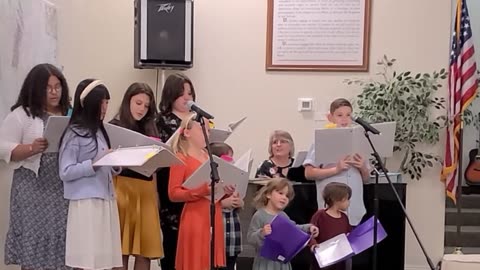 Zoey's Church Program 10/30/23