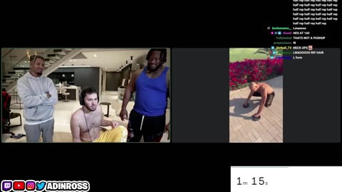 ANDREW TATE DOES MORE THAN 175 PUSH UPS IN LESS THAN 5 MINUTES