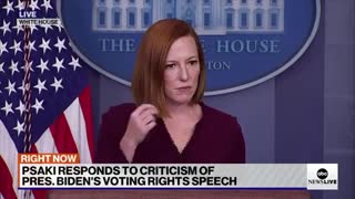 Psaki Explodes when Reporter Criticizes Biden