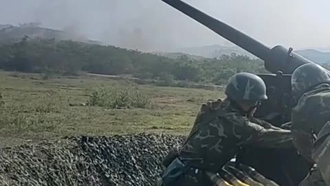 🔥 Epic Vietnam War | Vietnamese Soldiers Operate Soviet 57mm AZP S-60 Anti-Aircraft Guns | RCF