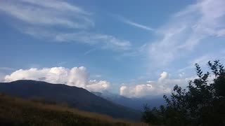 Beautiful view of Verzel mountain Italy