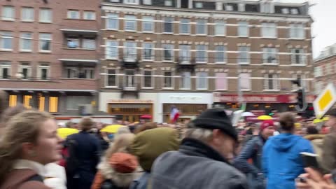 Massive Amsterdam protest