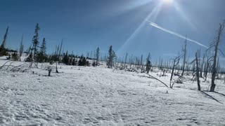 Broken Ankle – Upper Three Creek Lake Sno-Park – Central Oregon – 4K