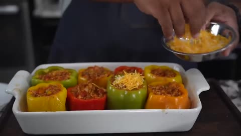 Game with These Irresistible Stuffed Bell Peppers