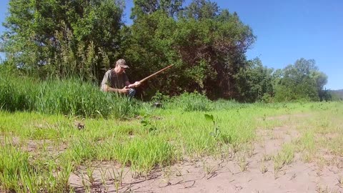 Vintage .36 Muzzleloader Rifle, Douglas Barrel