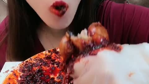 ASMR eating Spicy Seafood 🔥🔥🔥