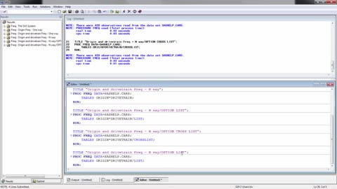 Introduction to SAS - PROC FREQ and MEAN (Module 07)