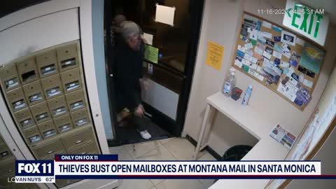 Thieves bust open Santa Monica mailboxes