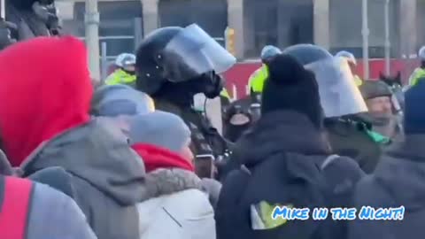 More Fresh Footage of Ottawa Protests LynieePoo On the Ground for Mike in the Night!