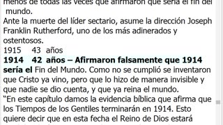 Testigos de Jehová - SECTAS HERÉTICAS - ENCICLOPEDIA ROSALES