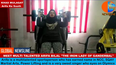 ARIFA BILAL, Kashmir's First Woman Gold Medallist Power Lifter