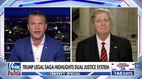 Biden and Bragg have 'run over' America's criminal justice system: Sen. John Kennedy