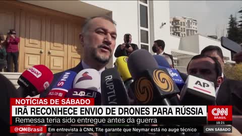 Drones ucraniano e russo duelam nos ares | Primeiro Impacto (14/10/22)