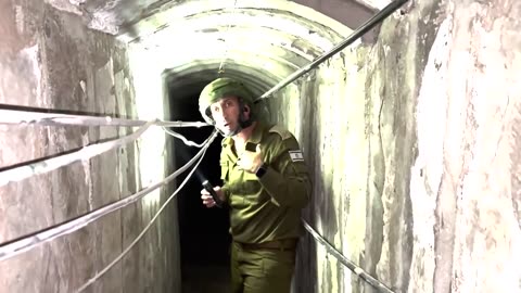 IDF Releases Extensive Footage Of Hamas Tunnels Under Hospital: Bathrooms, Weapons, Even A/C