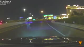 Man almost gets hit by a car in Las Vegas. 2021.08.29 — LAS VEGAS, NV