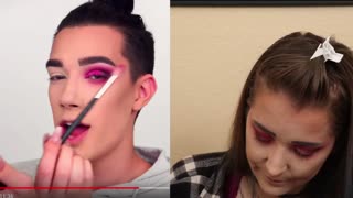 I Tried Following A James Charles Makeup Tutorial