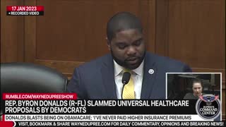 Rep. Byron Donalds SLAMS Obamacare And It's Creation