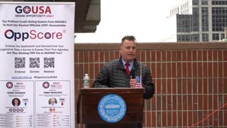 Mass Congressional Candidate Dean Martilli Speaking at GOUSA'S Unite for Freedom Rally Boston