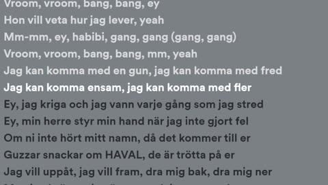 Haval - GANG GANG (Lyrics)
