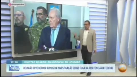 Dino2- ministro da justiça volta ao Rio grande do Norte sem nenhuma solução,e o apresentador da tv tropical Ciro Robson se revolta ao vivo.