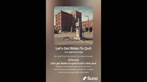 Let's Get Biden To Quit Hard Rock V.2