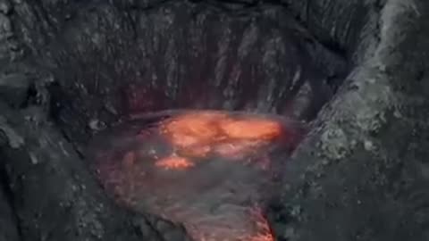 Amazing Very powerful active volcano 🌋