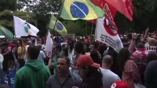 Brazil protesters march in Sao Paulo