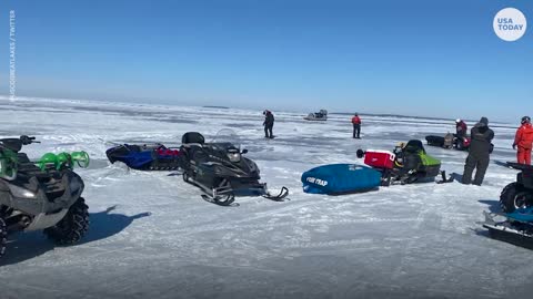 Coast Guard rescues 18 people stranded on ice in Lake Erie |