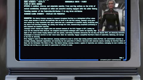 Starfleet Personnel File: Vice Admiral Kathryn Janeway