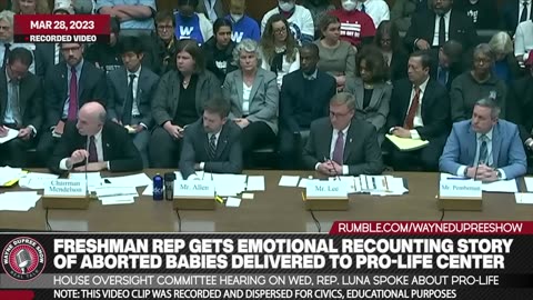 House GOP Freshman Gets Emotional Recounting Story Of Aborted Babies Delivered To Pro-Life Center