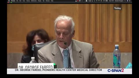 Dr.George Fareed Testimony (U.S Senate Hearing on COVID-19 Outpatient Treatment. Nov 19, 2020)