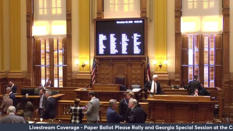 LIVESTREAM - Wednesday 9:55am ET - Paper Ballot Please Rally at the GA Capitol and Special Session