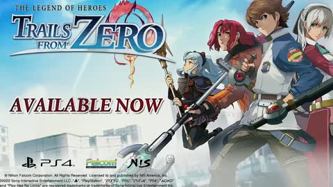 The Legend of Heroes Trails from Zero - Launch Trailer PS4 Games