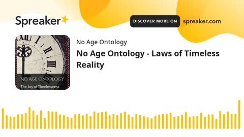 No Age Ontology - Laws of Timeless Reality