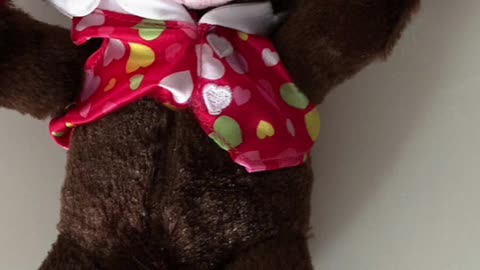 Disney Parks Disney Bear Valentine Plush Doll #shorts