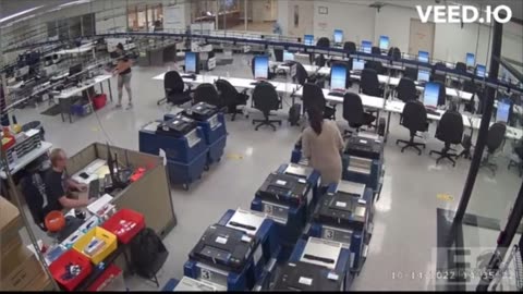 BREAKING: Maricopa election officials breaking into sealed election machines👀