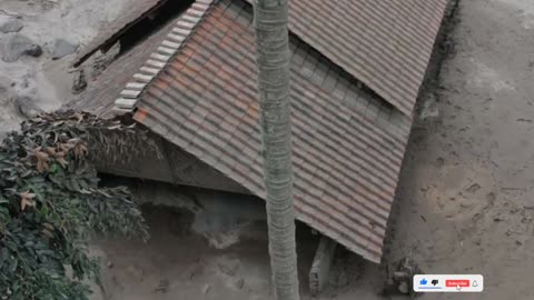 Aftermath of Mount Semeru Eruption