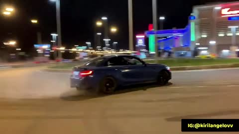 BMW M5 illegal drift & race compilation