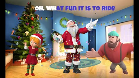 Jingle Bells with Lyrics _ Kids Christmas Songs